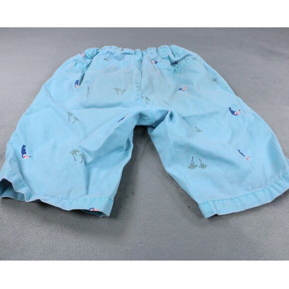 The Children’s Place Boys Shorts Size 8 Blue Toucan Palm Tree Print Casual - Picture 7 of 8